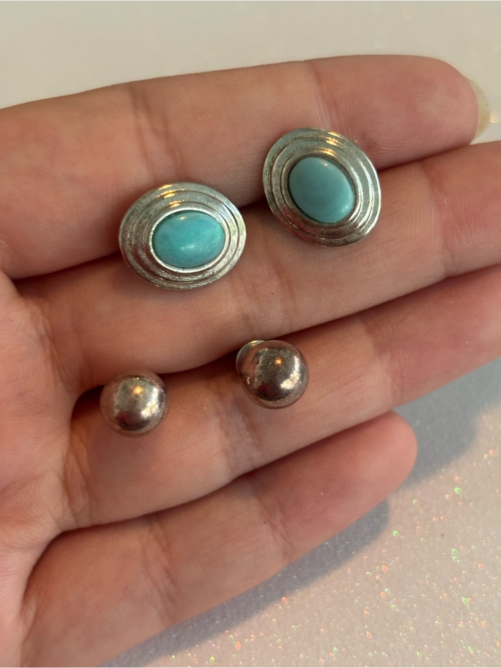 Two (2) Pairs of Simple Studs